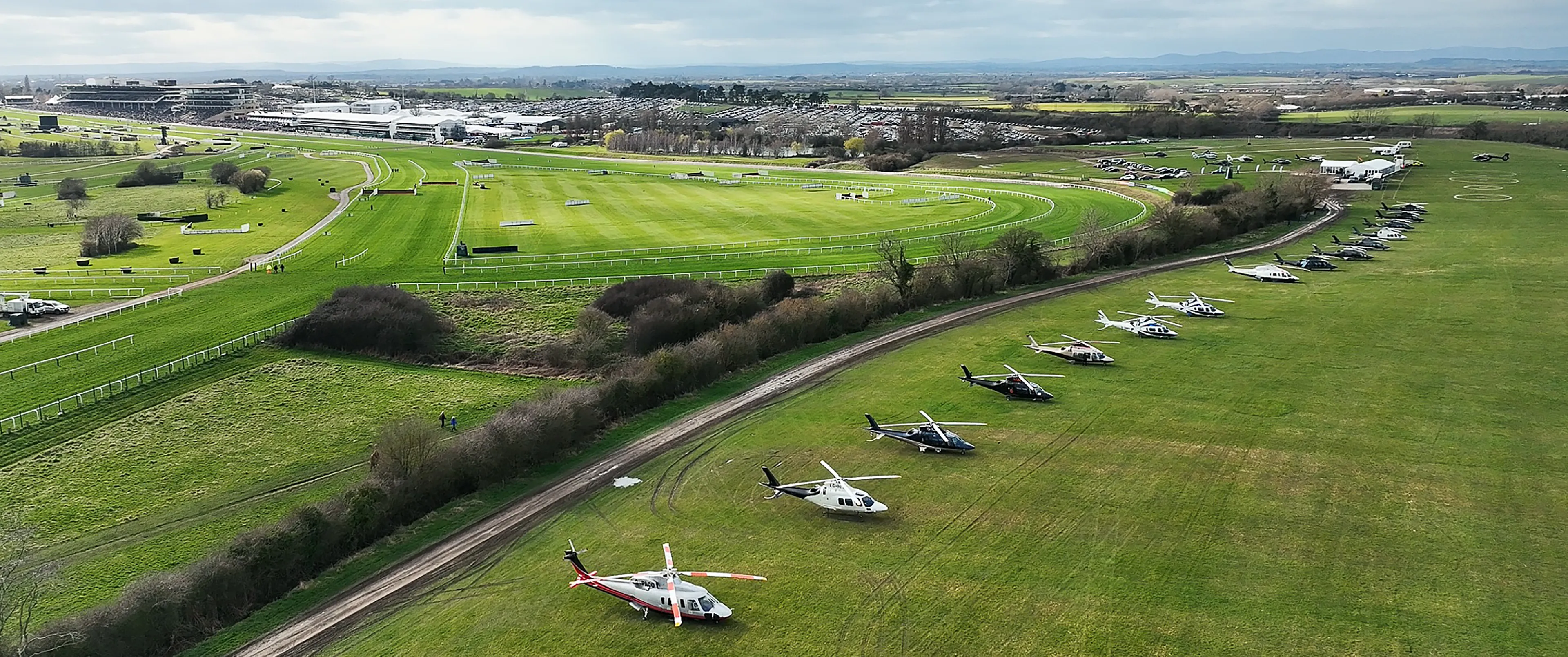 cheltenham heliport areal showcase image